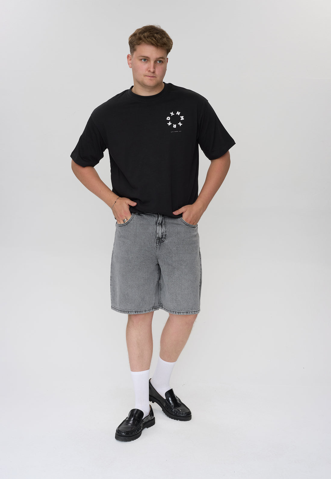 DXNMXRK. DXGeran Shorts Grey